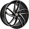 Etabeta Heron-K black matt full polished Alufelge 10x20 Zoll ET50 LK 5x112 ML66.6