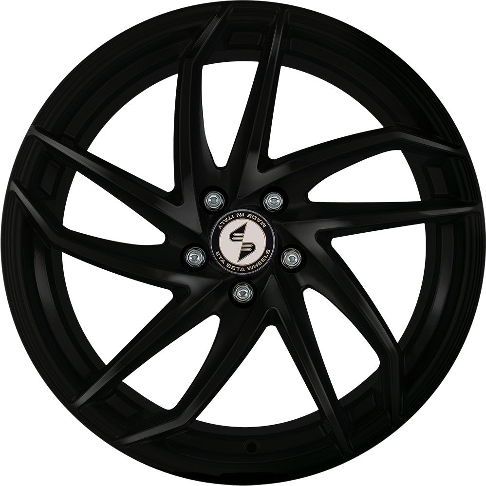 Etabeta Heron black shiny 8.5x19 ET45 - LK5/112 ML78.1