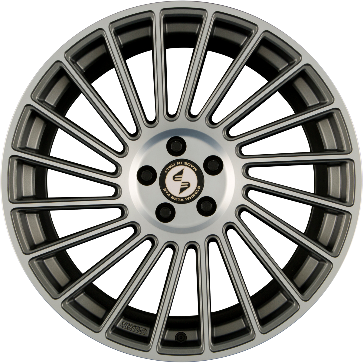 Etabeta Venti-R Anthracite Matt Full Polish Alufelge 9x20 Zoll ET42 LK 5x120 ML65.1 – Bild 4