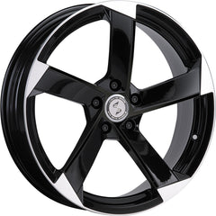 Etabeta Magic black shiny special edition Alufelge 8x18 Zoll ET25 LK 5x112 ML66.5