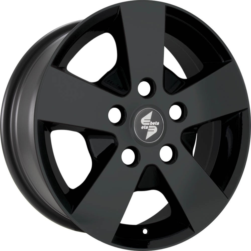Etabeta Atria black matt 6.5x16 ET45 - LK5/120 ML65.1