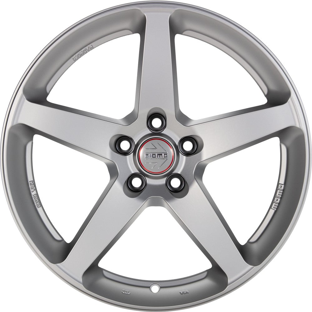 Momo Five titan silver matt Alufelge 7x16 Zoll ET42 LK 5x112 ML72.3 – Bild 2