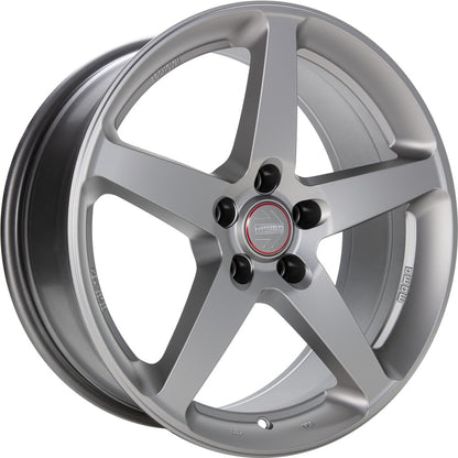 Momo Five titan silver matt Alufelge 7x17 Zoll ET45 LK 5x112 ML72.3