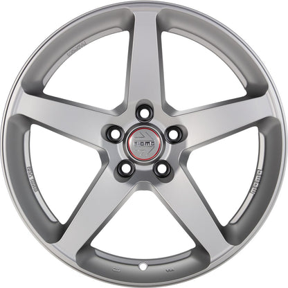 Momo Five titan silver matt Alufelge 8.5x19 Zoll ET45 LK 5x112 ML72.3 – Bild 2