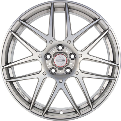 Momo Competizione titan silver matt polish 8x19 ET45 - LK5/112 ML72.3