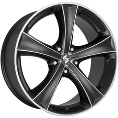 Etabeta Tettsut black matt full polish Alufelge 8.5x18 Zoll ET45 LK 5x120 ML65.1