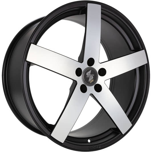 Etabeta Uros S black matt full polished Alufelge 8.5x19 Zoll ET45 LK 5x130 ML71.6
