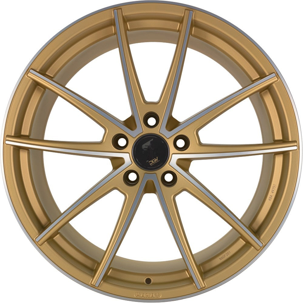 Etabeta Manay-K gold matt polish *VW Bus* 8.5x19 ET35 - LK5/120 ML65.1