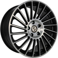 Etabeta Venti-R black matt polish 8.5x19 ET45 - LK5/108 ML78.1