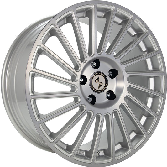 Etabeta Venti-R silver shiny polish 8.5x19 ET35 - LK5/112 ML78.1
