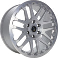 Etabeta Combat silver matt lip + cap polished 7x17 ET5 - LK5/139.7 ML108.3