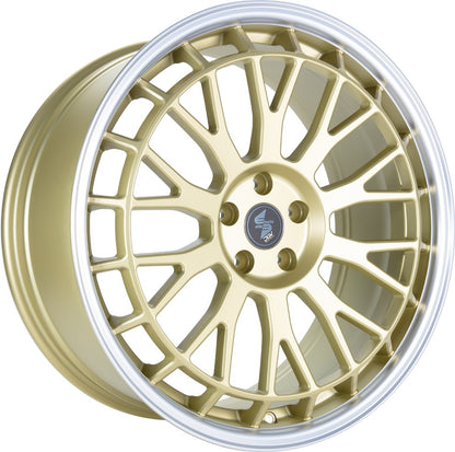 Etabeta Unit gold matt lip polished 9x21 ET40 - LK5/112 ML66.5