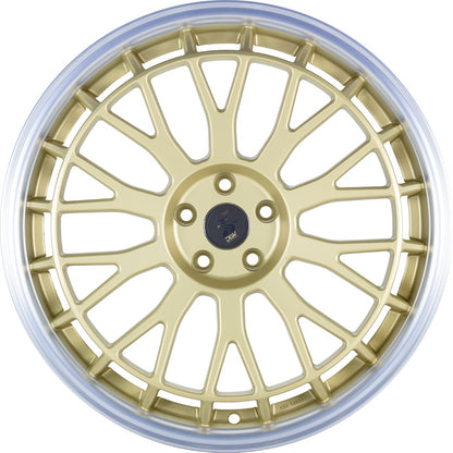 Etabeta Unit gold matt lip polished 9x21 ET40 - LK5/112 ML66.5