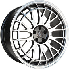 Etabeta Unit black matt lip spokes polished Alufelge 9.5x21 Zoll ET50 LK 5x112 ML66.5