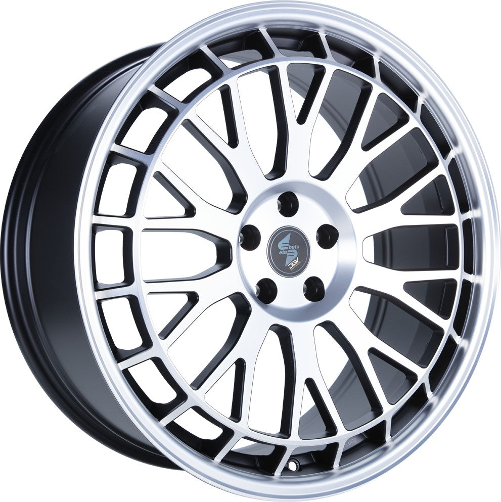 Etabeta Unit black matt full polished 9.5x21 ET50 - LK5/112 ML66.5