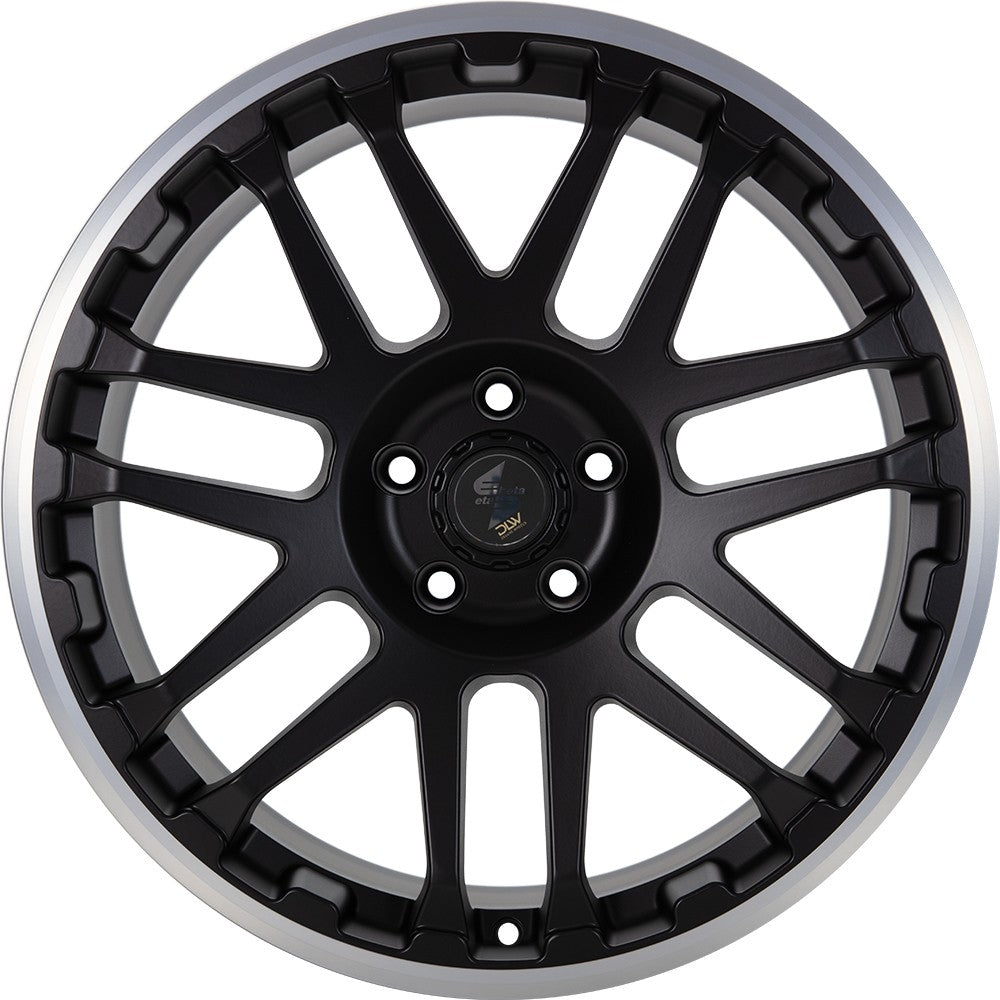 Etabeta Combat black matt lip polished 10x22 ET32 - LK5/130 ML71.6