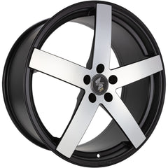 Etabeta Uros S black matt full polished Alufelge 9x20 Zoll ET35 LK 5x112 ML78.1
