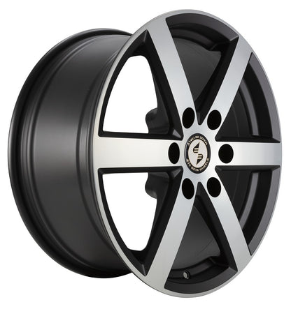 Etabeta Robus black matt full polished Alufelge 8x18 Zoll ET50 LK 6x130 ML84.1 – Bild 3