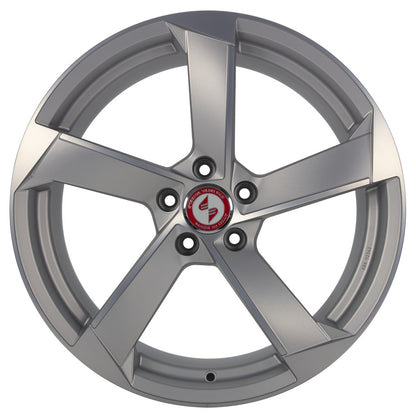 Etabeta Magic silver matt full polished 8.5x19 ET47 - LK5/112 ML66.5