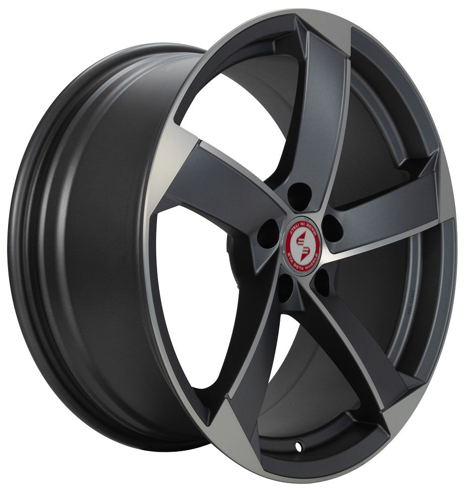Etabeta Magic anthracite matt full polished 8.5x20 ET25 - LK5/112 ML66.5