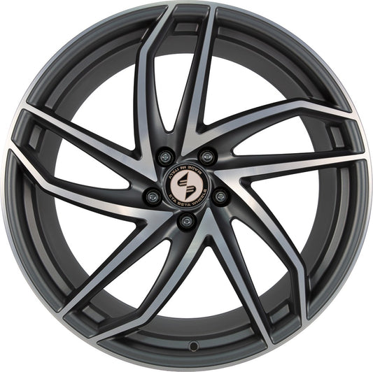 Etabeta Heron anthracite matt full polished 8.5x20 ET45 - LK5/108 ML63.4