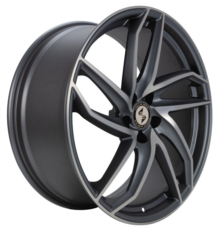 Etabeta Heron anthracite matt full polished 8.5x20 ET45 - LK5/108 ML63.4
