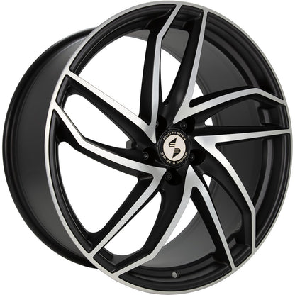 Etabeta Heron black matt full polished 8.5x20 ET45 - LK5/114.3 ML78.1