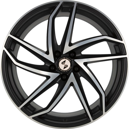 Etabeta Heron black matt full polished 8.5x20 ET33 - LK5/112 ML66.6