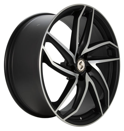 Etabeta Heron black matt full polished 8.5x20 ET33 - LK5/112 ML66.6