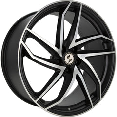 Etabeta Heron black matt full polished Alufelge 8.5x19 Zoll ET45 LK 5x112 ML78.1