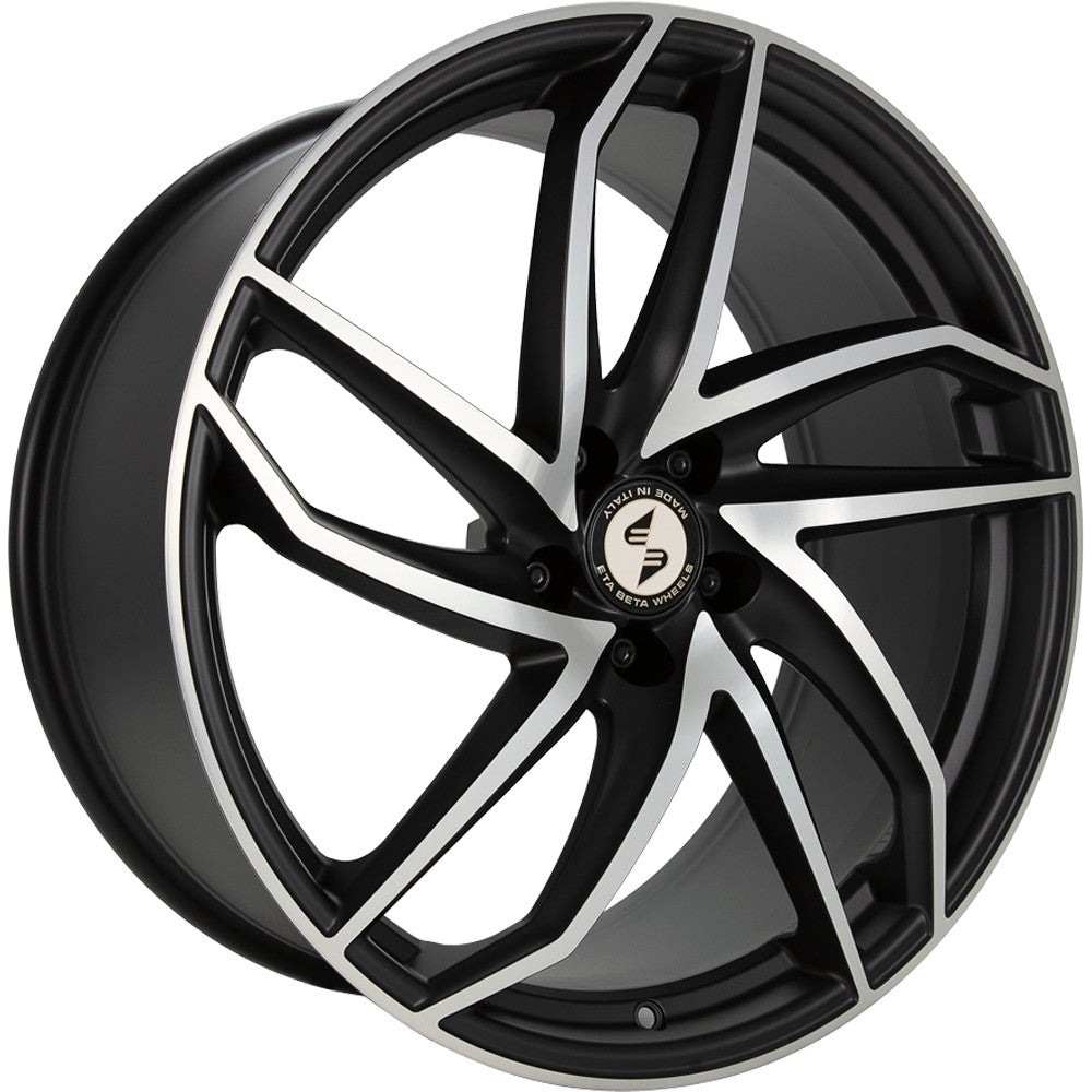 Etabeta Heron black matt full polished 8.5x19 ET45 - LK5/114.3 ML78.1