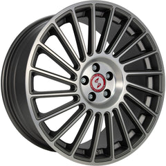 Etabeta Venti-R anthracite matt polish Alufelge 7.5x18 Zoll ET45 LK 5x112 ML73.06