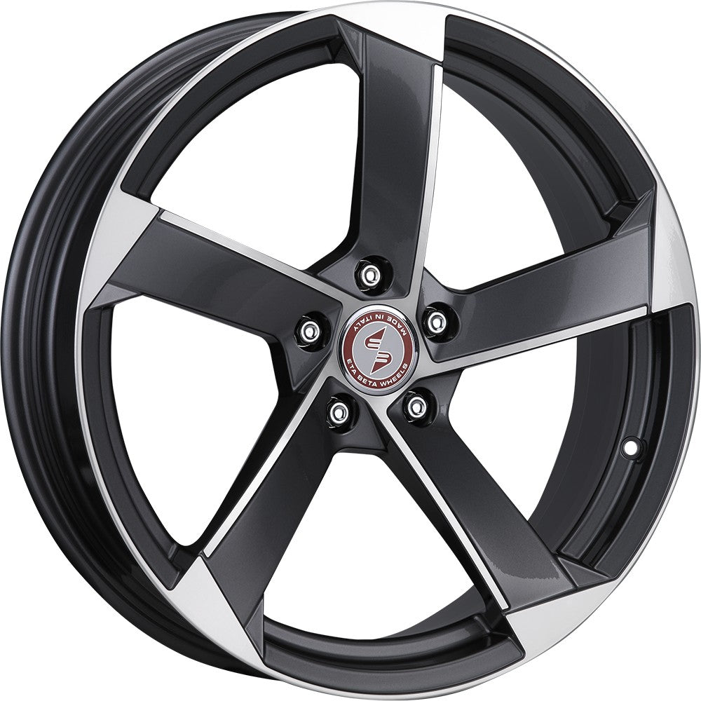 Etabeta Magic anthracite shiny full polished 8.5x19 ET47 - LK5/112 ML66.5