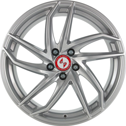 Etabeta Heron silver Alufelge 8.5x19 Zoll ET42 LK 5x120 ML78.1 – Bild 2