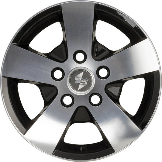 Etabeta Atria Black Matt Full Polish Alufelge 6.5x16 Zoll ET55 LK 5x118 ML71.1