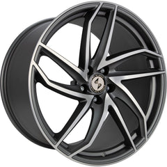 Etabeta Heron anthracite matt full polished Alufelge 8.5x19 Zoll ET45 LK 5x112 ML78.1
