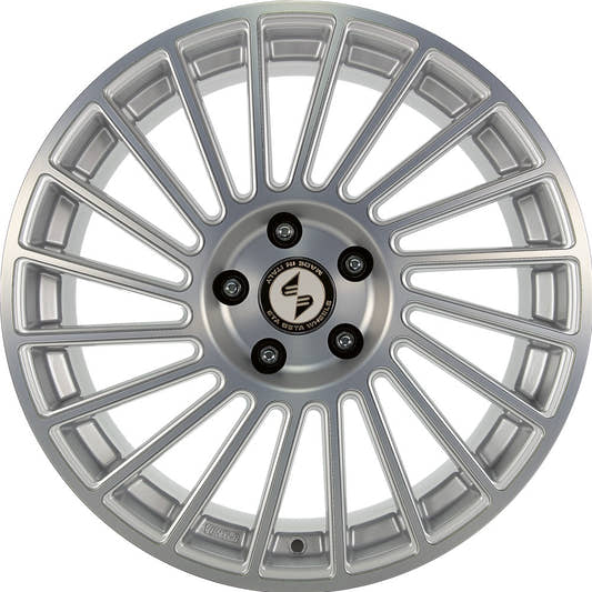 Etabeta Venti-R silver shiny polish 8.5x20 ET38 - LK5/115 ML78.1