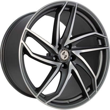 Etabeta Heron anthracite matt full polished *VW Bus* 8.5x19 ET42 - LK5/120 ML65.1