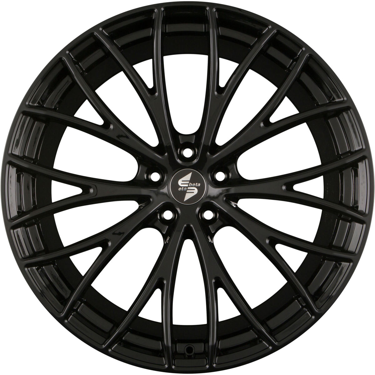 Etabeta Piuma Black Shiny Alufelge 8x18 Zoll ET35 LK 5x112 ML73.1 – Bild 3