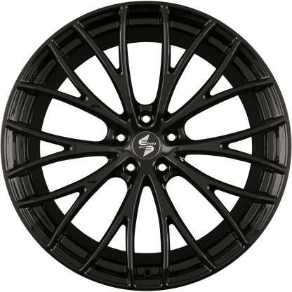 Etabeta Piuma Black Shiny Alufelge 8x18 Zoll ET35 LK 5x112 ML73.1 – Bild 3