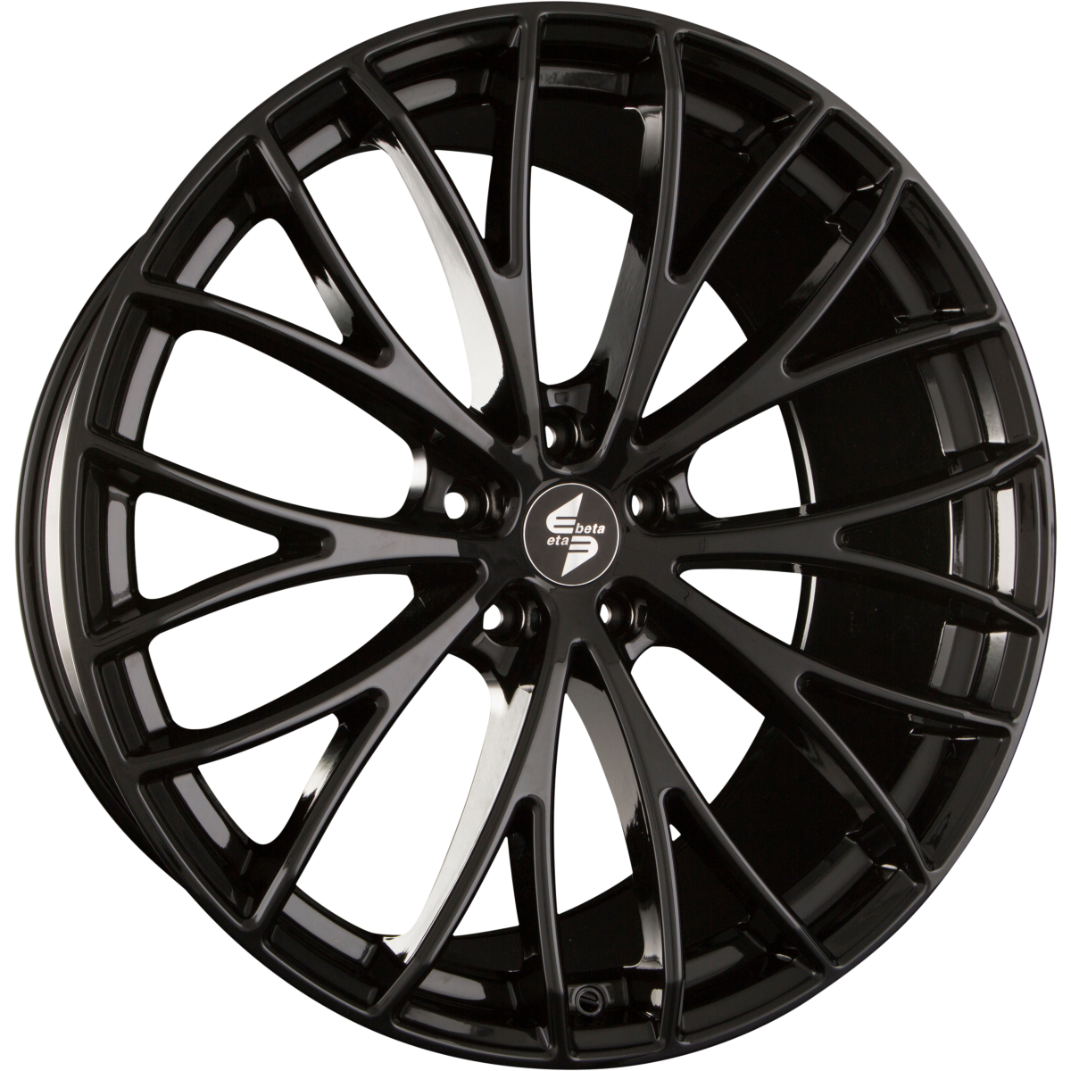 Etabeta Piuma Black Shiny Alufelge 8x18 Zoll ET35 LK 5x112 ML73.1 – Bild 4