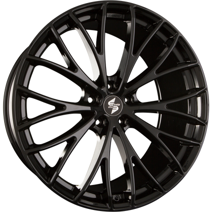 Etabeta Piuma Black Shiny Alufelge 8x18 Zoll ET35 LK 5x112 ML73.1 – Bild 4