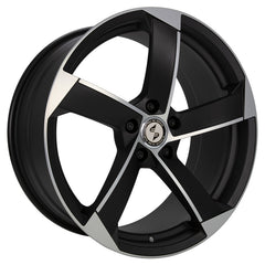 Etabeta Magic black matt full polished Alufelge 8x18 Zoll ET33 LK 5x112 ML66.5