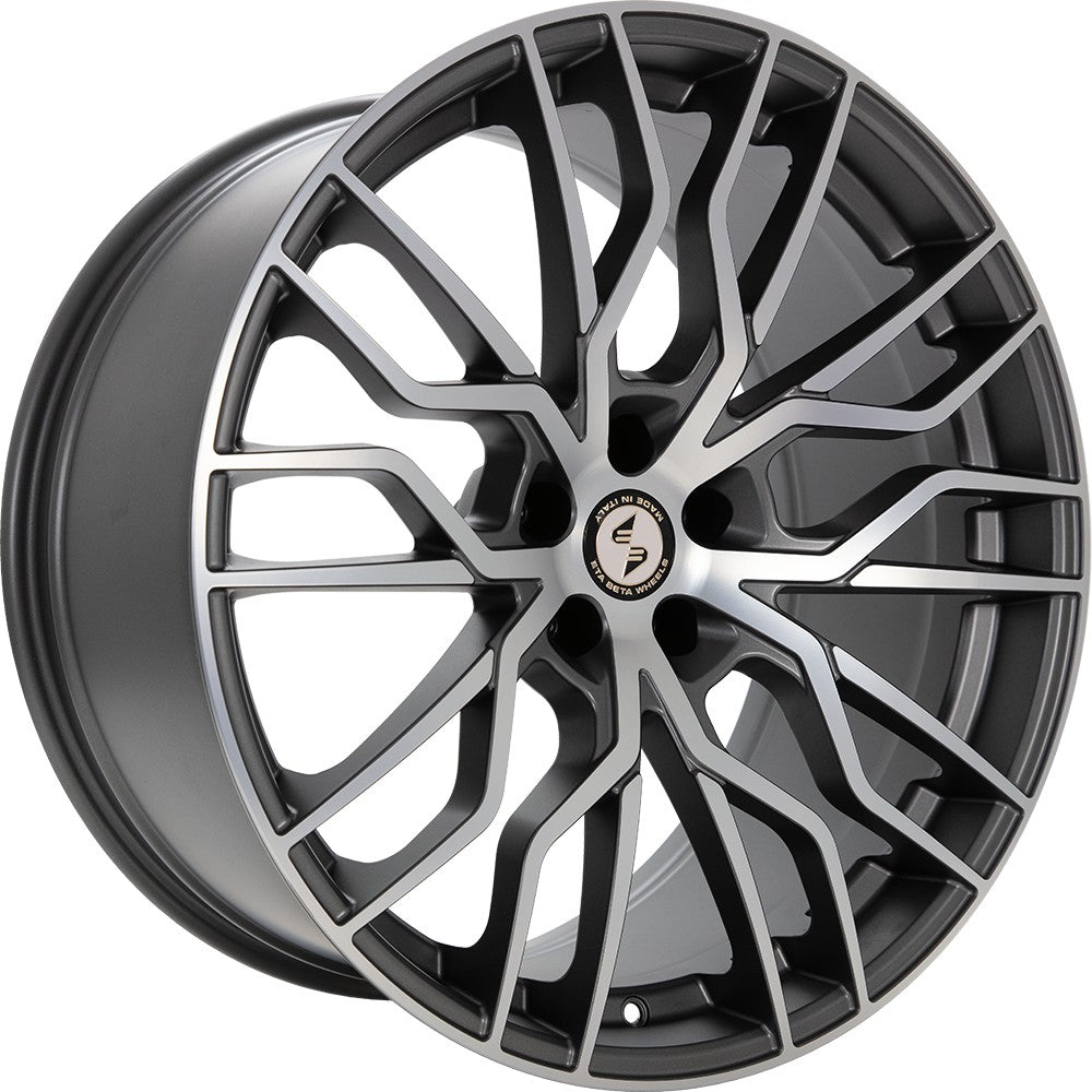 Etabeta Medusa anthracite matt full polished 9x21 ET35 - LK5/112 ML66.5