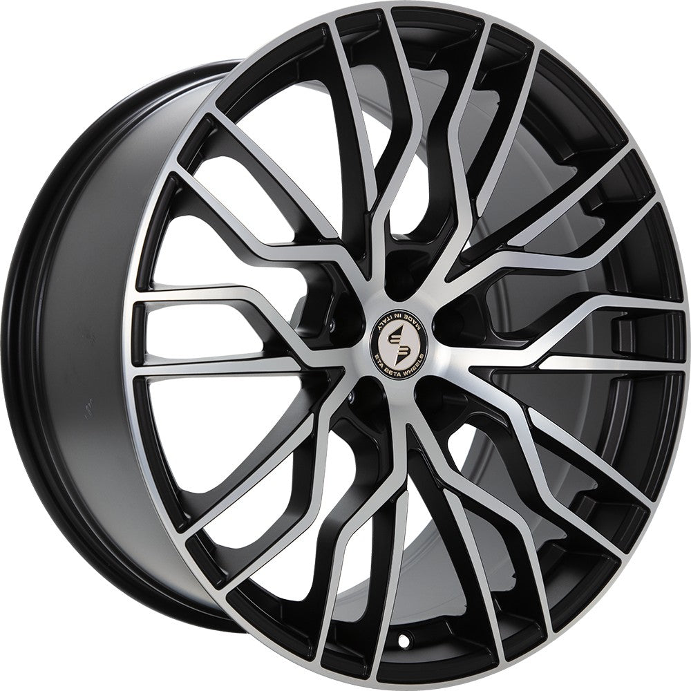 Etabeta Medusa black matt polish 9.5x21 ET37 - LK5/112 ML66.5