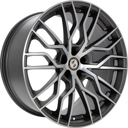 Etabeta Medusa anthracite matt full polished 9.5x21 ET37 - LK5/112 ML66.5