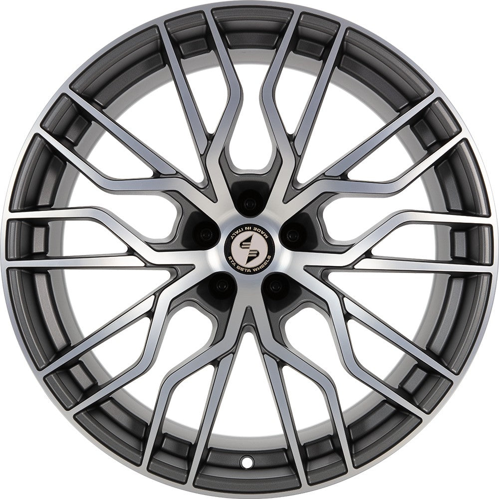 Etabeta Medusa anthracite matt full polished 9x20 ET35 - LK5/114.3 ML67.1