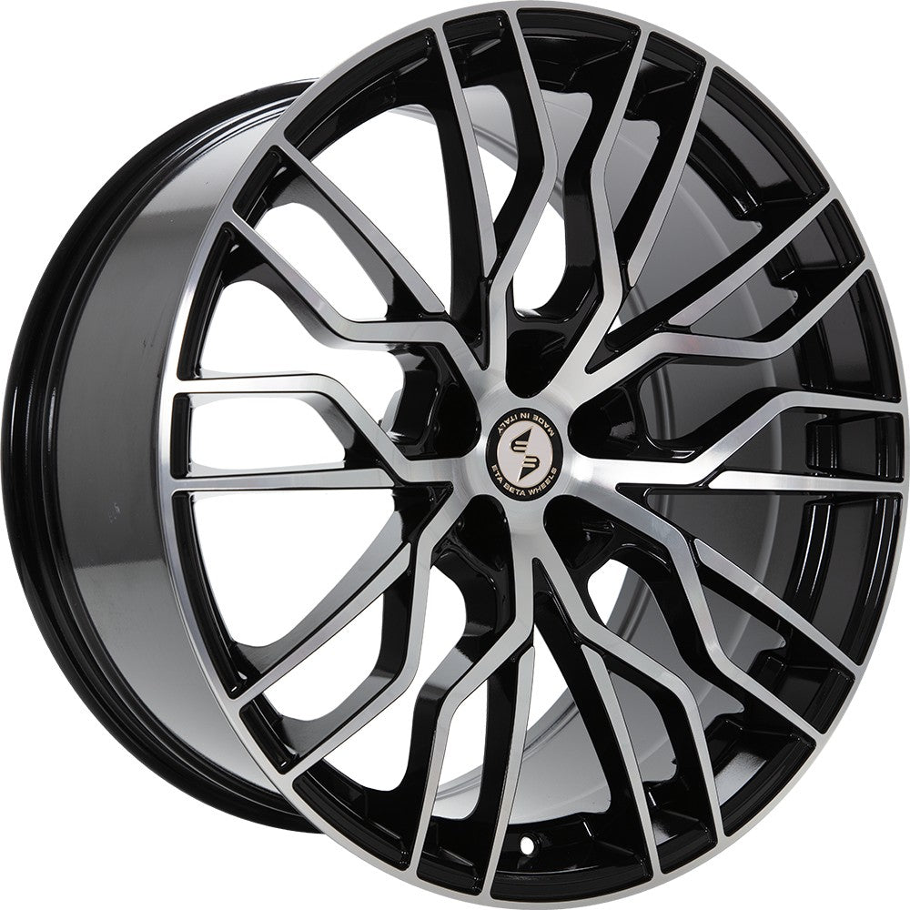 Etabeta Medusa-K black shiny full polished 10.5x20 ET55 - LK5/130 ML71.5