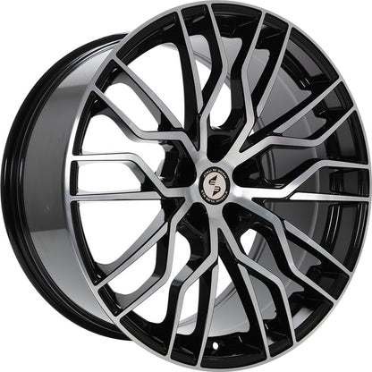 Etabeta Medusa-K black shiny full polished 10.5x20 ET55 - LK5/130 ML71.5