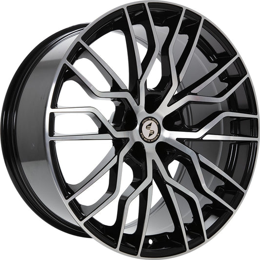 Etabeta Medusa-K black shiny full polished 10.5x20 ET55 - LK5/130 ML71.5